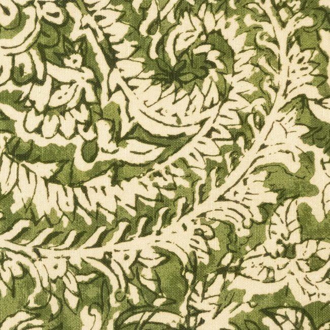 Taman Paisley green indoor fabric by Martyn Lawrence Bullard