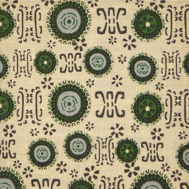 Delos Evergreen indoor fabric by Martyn Lawrence Bullard