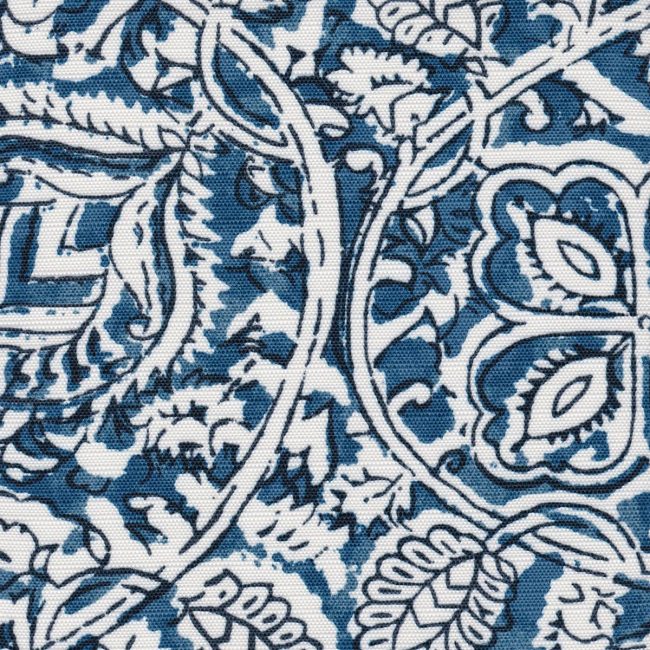 Senja Blue outdoor fabric, designed by Martyn Lawrence Bullard