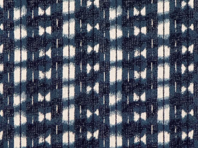 Shibori indigo Indoor/Outdoor Performance Woven fabric by Martyn Lawrence Bullard