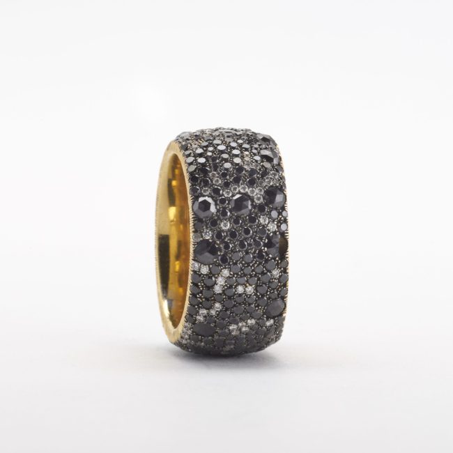 Ring, Caviar Yellow Gold